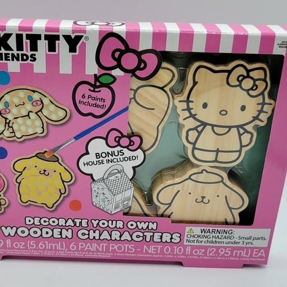 Sanrio Hello kitty & friends decorate your own wooden characters kit - Picture 5 of 8